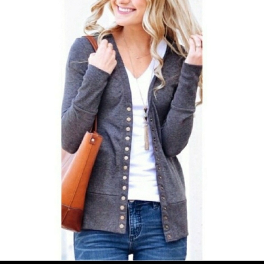 New! Snap cardigan
